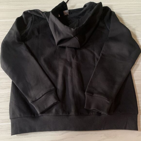 Puma Misses Small Hoodie Black Pockets In Front Zip Up Logo On Front Active Wear - Picture 2 of 5